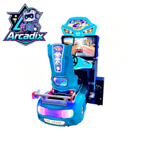 Machine de jeu d'arcade à monnayeur pour enfants, simulateur de course automobile, équipement de divertissement intérieur