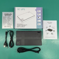 Mini UPS Fuente de Alimentación de 12V 20000 mAh con Carga Rápida y Monitoreo de Vida Útil de la Batería para Emergencias por Corte de Energía