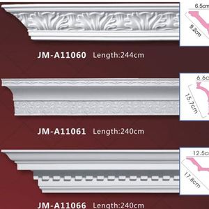 Adornos de <span class=keywords><strong>techo</strong></span> de poliuretano, embellecedor de esquina de borde PU decorativo de alta densidad - Product Image 3