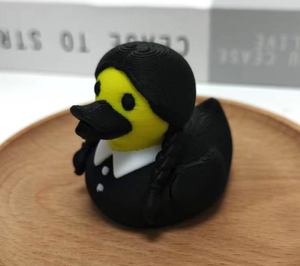 Figurine de canard Wednesday <span class=keywords><strong>Addams</strong></span> imprimée en 3D, ornement créatif et accessoire cadeau - Product Image 4