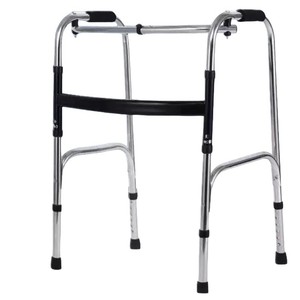 Stainless Steel Single Bend Walking Aid Foldable <b>Walker</b> For <b>Elderly</b> Rehabilitation Support - Product Image 3