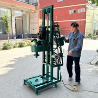 Foreuse électrique automatique Dolphin haute efficacité pour petits puits d'eau, certifiée ISO9001, machine portable pour usage domestique et agricole