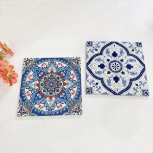 3D phong cách Ma-rốc 300x300 bóng bề mặt gạch hoa cho ban công nhà bếp phòng tắm đầy màu sắc gạch nghệ thuật cổ - Product Image 5