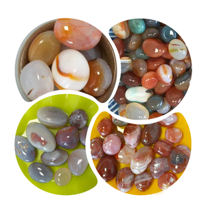 Artesanato em Ágata Natural, Decoração em Pedra Bruta de Ágata Polida, Usada para Decoração de Aquários e Produção de Artesanato DIY - Product Image 4