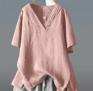 Liu Ming ultimi prodotti moda estiva Vintage <span class=keywords><strong>donna</strong></span> S abbigliamento strada Casual elegante tinta unita top <span class=keywords><strong>T</strong></span> <span class=keywords><strong>Shirt</strong></span> - Product Image 6