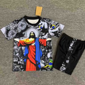 Maglie da Calcio per Bambini in Fibra di Poliestere di Alta Qualità Economiche 25-26 <span class=keywords><strong>Kit</strong></span> Uniforme da Calcio - Product Image 1