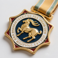 Medallones Metálicos Personalizados para Festivales, Medalla de Aleación de Zinc para Carnaval, Premio Personalizado con Cinta, Impresión UV, Acabado Arenado, Portátil