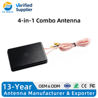 Antenne Combo 5G 4-en-1 4x4 MIMO Quad SMA Mâle Câble Coaxial RG178 pour Routeur CPE Passerelle 4G LTE WiFi GPS GNSS