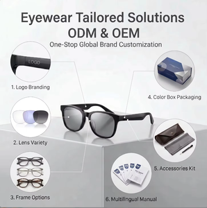 Lunettes intelligentes IA demi-cerclées avec caméra 800W pixels, prise en charge de la traduction, photographie HD, appels sans fil stables, <span class=keywords><strong>chat</strong></span> IA avec grand modèle - Product Image 6