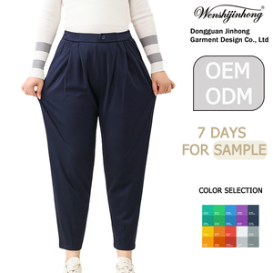 <span class=keywords><strong>Pantaloni</strong></span> da <span class=keywords><strong>Donna</strong></span> Personalizzati per l'Autunno, Traspiranti, Ecologici, a <span class=keywords><strong>Vita</strong></span> Alta Elasticizzata, Eleganti e Casual, <span class=keywords><strong>con</strong></span> Tasche, <span class=keywords><strong>Taglie</strong></span> Plus - Product Image 2