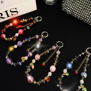 سحر فتاة سوار الرجعية الهاتف المحمول الحبل البوتيك المصنوعة يدويا سلسلة مطرز اليد القصيرة قلادة المعصم سوار كليب الحبل - Product Image 2