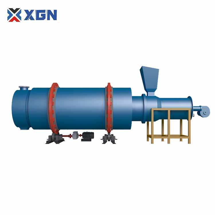 Industrial Automatic PLC Controlled Triple Pass Rotary Drum Dryer Gear ...