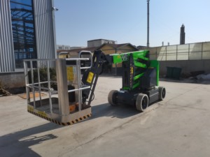 חשמלי נייד קפפול זרוע להרים ידנית בום להרים ידיים מעוגל פלטפורמה עבודה אווירית - Product Image 2