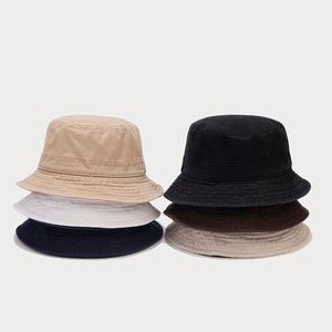 Petit chapeau bob en coton à large bord, version coréenne rétro, protection solaire d'été pour homme et femme, style hipster pour la pêche - Product Image 1