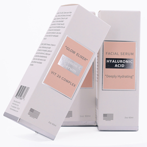 Dossiers en carton cosmétiques pliables personnalisés avec logo, revêtement UV, pelliculage mat, gaufrage, matériaux recyclés, pour crème pour les yeux et crème - Product Image 2