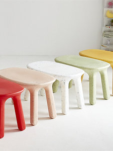 Eco-friendly Plastic Odor-free Movable Nordic Design Children's <b>Chair</b> Backrest Table-and-<b>chair</b> Set Kindergarten-sized Stool Play - Product Image 3