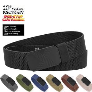 Ceinture polo décontractée sportive en nylon et coton, 7 couleurs, alliage, déverrouillage rapide, élastique, 30% extensible, avec boucle en X - Product Image 1
