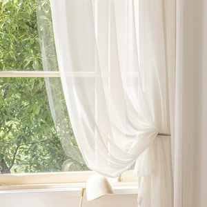 Rideaux en tulle DaiRui à haute densité de tissu diamanté, modernes et minimalistes, pour hôtel, respirants et filtrant la lumière - Product Image 1