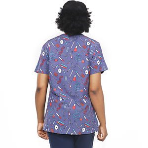 Uniforme de Hospital FUXIN FUYI Ecológico para Mujer de Talla Grande, Modelo TSPL21SCT015F - Product Image 3