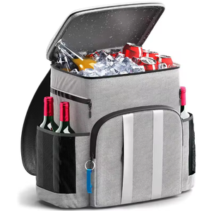 Sac à dos isotherme de luxe personnalisé avec logo, en tissu Oxford 600D, imperméable, pour pique-nique et plage, avec doublure en feuille d'aluminium - Product Image 4