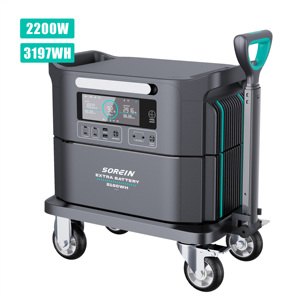 Sorein 3kWh Portable <b>Generator</b> Solar Watts 3000W <b>Power</b> Supply Lithium Ev <b>Generator</b> Best Quality - Product Image 1
