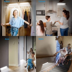 Barre d'éclairage à détecteur de mouvement rechargeable à 30 LED, lumières de nuit pour cuisine, LED magnétiques ultra-minces, éclairage sous-armoire, éclairage de comptoir, éclairage de placard - Product Image 6