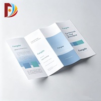 Service d'impression offset pour dépliants, brochures, affiches et flyers en papier fantaisie 105gsm, 128gsm, 157gsm, formats A3, A4, A5, DL, avec pelliculage et carton.