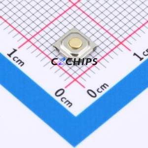G4P153110 Tactile Switch SMD-6P,5.2x5.2mm Switch Single Pole Single Throw Round Button 2.6N 5.2mm - Product Image 1