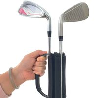 Support de transport de clubs de golf OEM 6 emplacements à conception radiale, personnalisé, portable, pour le rangement et la protection des clubs sur le practice