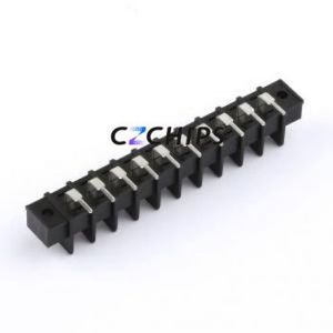 MX25RM-7.62-10P-BK01-Cu-S-A Barrier Terminal Block Bent Lead Through Hole,P=7.62mm Two Sides 7.62mm 1x10P Right Angle Pin - Product Image 2