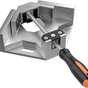 Abrazadera Ajustable de 90 Grados con Mordazas Oscilantes, Abrazadera de Ángulo Recto de Aleación de Aluminio de Fijación Rápida, Abrazadera de Ángulo Recto Estable <span class=keywords><strong>para</strong></span> Trabajar la Madera - Product Image 6