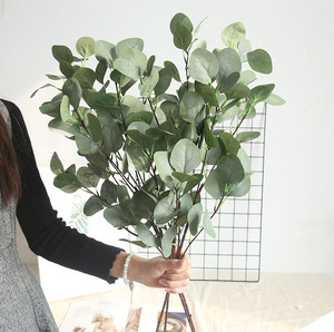 AE001 bán buôn trang trí đám cưới follaje Nhân Tạo Màu Xanh lá cây bạch đàn Táo lá 84cm - Product Image 6