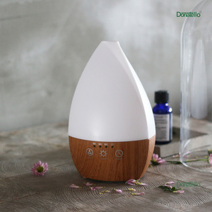 Donatello Wood Grain Humidifier 200ml Ultrasonic <b>Essential</b> Oil Diffuser With Light And Timer For <b>Home</b> - Product Image 2