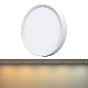 Moderna Lámpara de Techo LED Redonda de 15W con 5CCT Seleccionables, para Montaje Empotrado o en Superficie, Ideal para Sala de Estar - Product Image 1