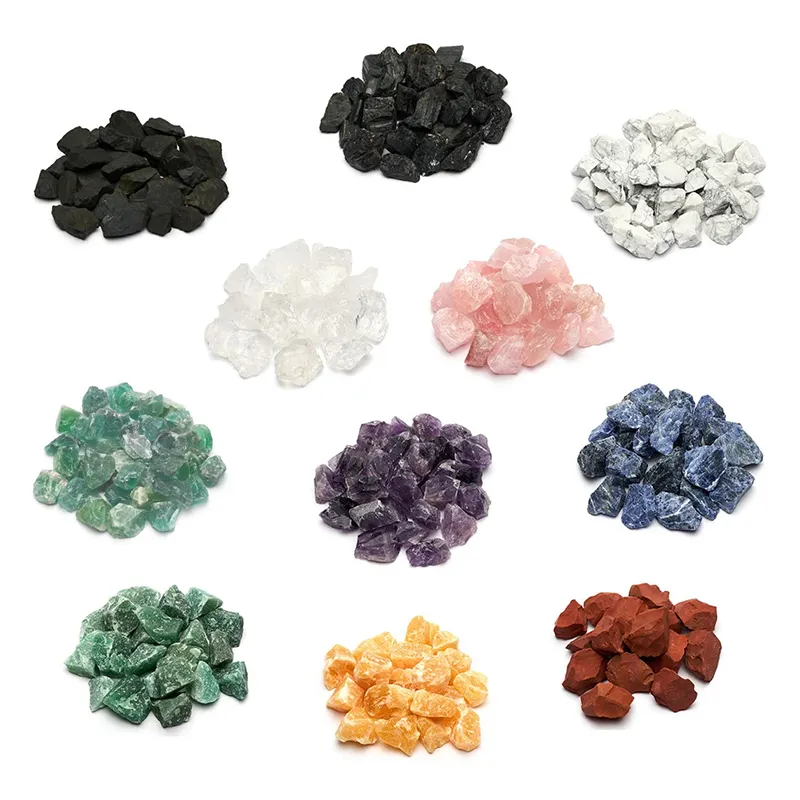 wholesale Natural crystal rough stone Raw Gemstone mineral irregular reiki chakra crystals healing stones for jewelry making