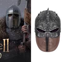 Casco de Caballero al por Mayor, Estilo Europeo Antiguo, para Juego de Rol Griego Romano, Sombrero para Actuaciones, Casco de Látex para Domar Dragones