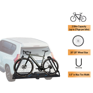 Factory ODM portapacchi posteriori esterni <span class=keywords><strong>portabici</strong></span> traino portabiciclette <span class=keywords><strong>per</strong></span> Auto con lucchetto 2 bici, fino a 27kg ciascuna - Product Image 6