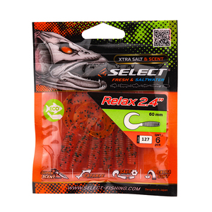 Plastic Clear Pouch Customized Fishing Lure Packaging Bag
