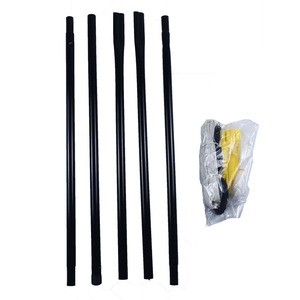 Ensemble de raquettes de <span class=keywords><strong>badminton</strong></span> pour 4 joueurs, système de filet portable, poteaux, volants, équipement sportif pour jardin, plage, famille, jeux en plein air - Product Image 5