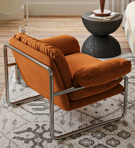 Sillón Estilo Chino Sihao para Sala de Estar o Dormitorio, Silla Individual de Diseño para Apartamentos Pequeños, Silla de Descanso para Balcón - Product Image 3