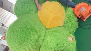 <span class=keywords><strong>2025</strong></span> mới tùy chỉnh trang trí khổng lồ tổ chức sự kiện lông sang trọng đầy màu sắc treo <span class=keywords><strong>Inflatable</strong></span> Fluffy hoa cho trung tâm mua sắm trang trí - Product Image 6