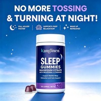 Permen Tidur Rasa Blueberry Pomegranate dengan Magnesium Citrate, Melatonin, dan L-Theanine Mendukung Tidur Nyenyak, Relaksasi, dan Ketenangan