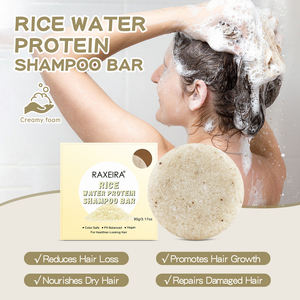 Champú <span class=keywords><strong>y</strong></span> <span class=keywords><strong>Acondicionador</strong></span> en Barra Vegano Natural con Proteína de Agua de Arroz OEM/ODM, Previene la Caída del Cabello, Estimula el Crecimiento del Cabello, Jabón Sólido en Barra - Product Image 4