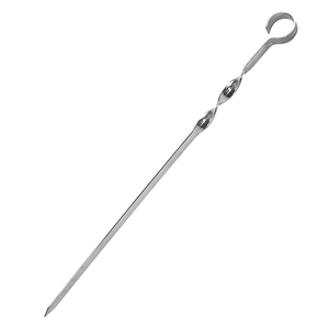 <span class=keywords><strong>Pinchos</strong></span> para <span class=keywords><strong>Camarones</strong></span> de Metal para Barbacoa SK-2111, Herramientas Largas para Asar al Aire Libre, con Logotipo Personalizado, Mango de Acero para Acampar y Asar a la Parrilla - Product Image 6