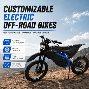 Motocicleta Todoterreno de 10KW con Motor Central sin Escobillas de Litio, 80km/h de Alta Velocidad, 72V 40, para Adultos - Product Image 1