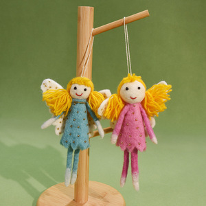 Sáng tạo mới làm bằng tay dễ thương động vật Len cảm thấy Túi đồ chơi sang trọng Mặt dây chuyền Keychain PP bông điền Unisex nhỏ treo phụ kiện - Product Image 2