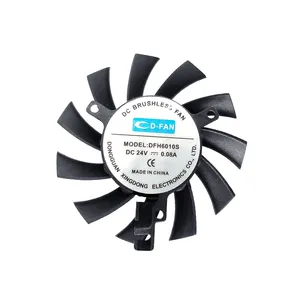 Pc Fan 12v ODM Frameless Fan 60x60x10mm 5v 12v 24v 60mm 6010 Pc Cooling Dc Frameless Fan