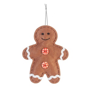 Adornos navideños para colgar en el árbol de Navidad, muñeco tradicional de jengibre, adornos para hombre de jengibre - Product Image 6
