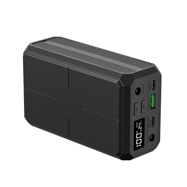 27000mAh Power Bank with USB-C 100W PD and DC 12V 24V Battery Pack Charger for Starlink Mini Battery for Travel and Camping
