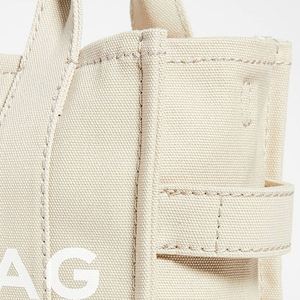 Custom Reusable Cotton Canvas Women's <b>Handbag</b> Embroidery Portable Zipper Shoulder Crossbody Bags Travel Beach Tote Winter <b>Small</b> - Product Image 3